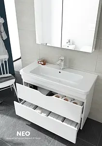 Тумба-умывальник подвесная ISVEA Neo 60 белый 21NGS311060E Тумба-умывальник подвесная ISVEA Neo 60 белый 21NGS311060E, 3