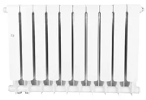 Радиатор биметаллический 10 секций нижнее правое подключение Stout Space 500 SRB-0320-050010, 4