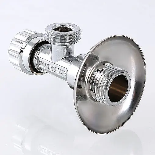 Вентиль регулирующий угловой ½"н x ⅜"н x 10ц хром Valtec VT.281.GBC.0410 Вентиль регулирующий угловой ½"н x ⅜"н x 10ц хром Valtec VT.281.GBC.0410