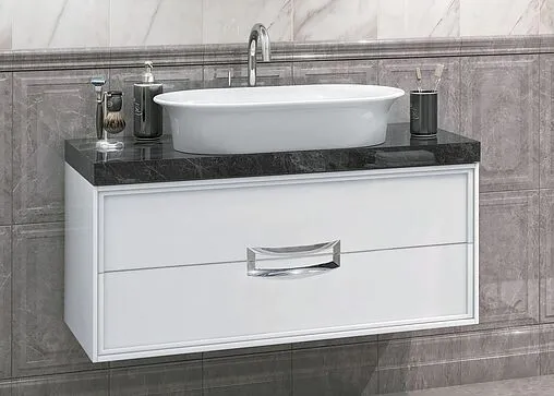 Тумба-умывальник подвесная Kerama Marazzi Canaletto 100 белый CN.100+