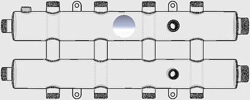 Коллектор распределительный 5 контуров 1¼&quot;н x 1&quot;н Север-R-КМ5(Aisi) 1955025