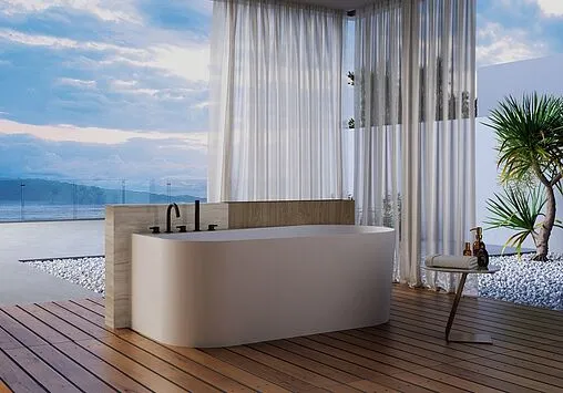 Ванна акриловая отдельностоящая Abber 150х75 R AB9496-1.5 R