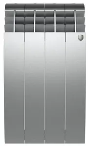 Радиатор алюминиевый 4 секции Royal Thermo BiLiner Alum 500 Silver Satin RTBASS50004 Радиатор алюминиевый 4 секции Royal Thermo BiLiner Alum 500 Silver Satin RTBASS50004, 2