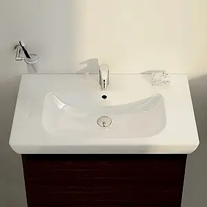 Раковина VitrA S20 85 белый 5523B003-0001 Раковина VitrA S20 85 белый 5523B003-0001, 3