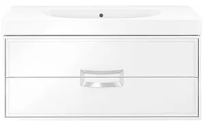 Тумба-умывальник подвесная Kerama Marazzi Canaletto 100 белый CN.100+BG.wb.100 Тумба-умывальник подвесная Kerama Marazzi Canaletto 100 белый CN.100+BG.wb.100, 1