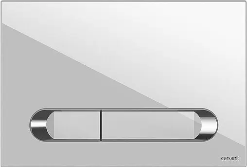 Комплект 6 в 1 Cersanit City CO DPL EO slim 64277 с кнопкой Estetica 64111 белый с рамкой хром