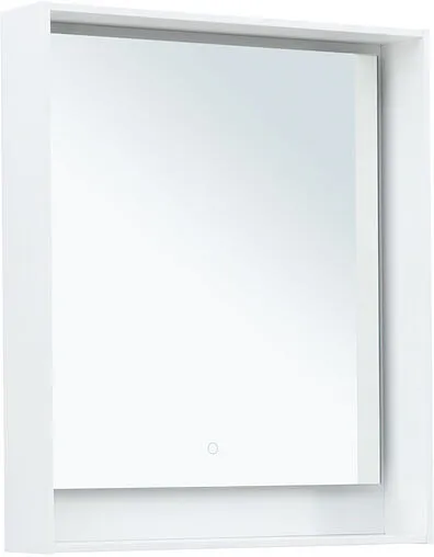 Зеркало с подсветкой Aquanet Милан 70 белый глянец 00336391