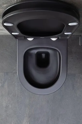 Унитаз подвесной безободковый Allen Brau Priority антрацит 4.31002.AN