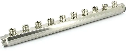 Коллектор распределительный проходной 8 отводов 1&quot;в/в x ¾&quot;ек Uni-fitt 430I4308