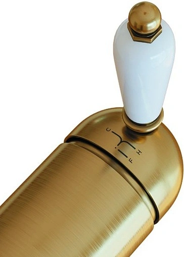 Смеситель для кухни с подключением к фильтру Omoikiri Kyoto 2 Plus-AB античная латунь 4994349