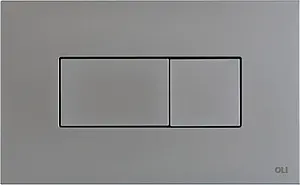 Клавиша смыва для унитаза OLI Karisma Oliveira 641006 хром матовый Клавиша смыва для унитаза OLI Karisma Oliveira 641006 хром матовый, 1