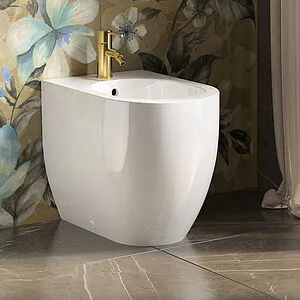 Биде напольное Kerasan Flo белый 312401 Биде напольное Kerasan Flo белый 312401, 3