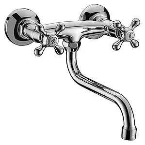 Смеситель для кухни настенный Lemark Standard хром LM2111C, 1