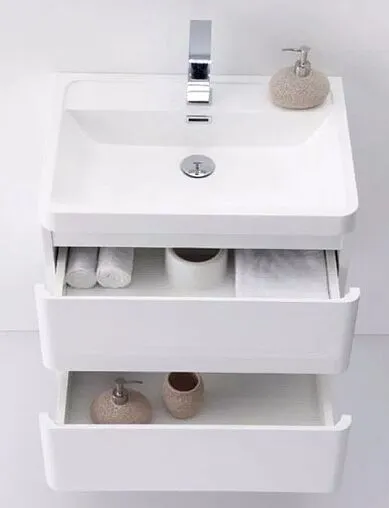 Тумба под умывальник подвесная BelBagno ANCONA-N 60 Bianco Lucido ANCONA-N-600-2C-SO-BL Тумба под умывальник подвесная BelBagno ANCONA-N 60 Bianco Lucido ANCONA-N-600-2C-SO-BL