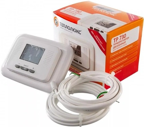 Терморегулятор Теплолюкс ТР 730 ТЛ белый 2153859