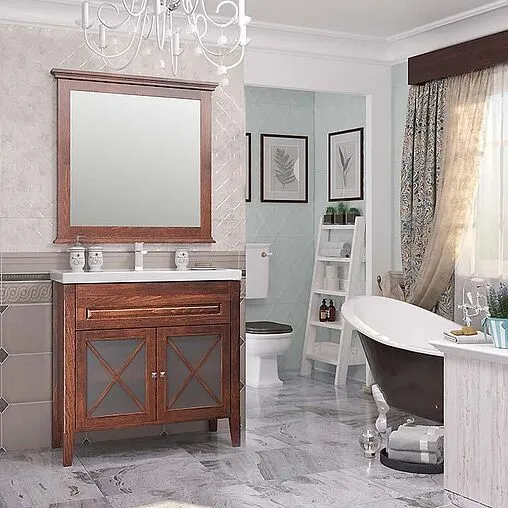 Тумба-умывальник напольная Opadiris Палермо 90 светлый орех 00-00002356+031300-u