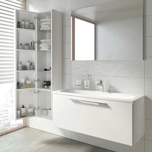 Шкаф-пенал подвесной Ravak Ring 30 L белый X000000771