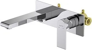 Смеситель для раковины из стены Aquatek Лира хром AQ1413CR, 1