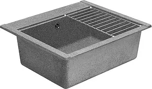 Мойка кухонная Aquaton Делия 60.2 серый 1A715232LD230 Мойка кухонная Aquaton Делия 60.2 серый 1A715232LD230, 3