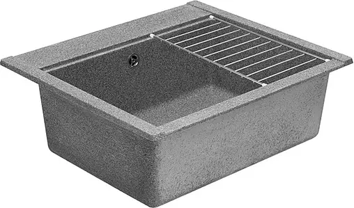 Мойка кухонная Aquaton Делия 60.2 серый 1A715232LD230 Мойка кухонная Aquaton Делия 60.2 серый 1A715232LD230