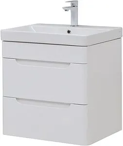 Тумба-умывальник подвесная Aquanet София 60 белый глянец 00288905+11060-KL, 5