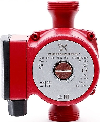 Насос циркуляционный для ГВС Grundfos UP 20-30 N 59643500