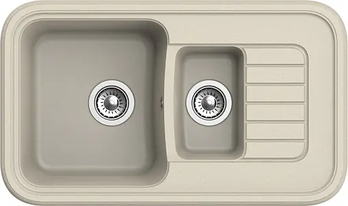 Мойка кухонная Ewigstein Antik A-R50 тёмно-бежевый