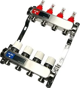 Группа коллекторная с расходомерами 4 отвода 1"в/в x ¾"ек Uni-fitt TECHNO 450W4304 Группа коллекторная с расходомерами 4 отвода 1"в/в x ¾"ек Uni-fitt TECHNO 450W4304, 5