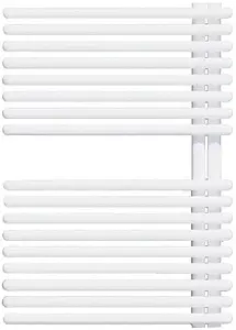 Полотенцесушитель водяной лесенка Lazzarini Garda 700х500 белый 388577, 1