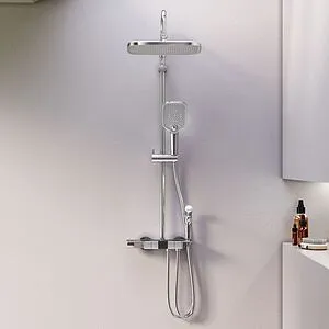 Душевая система с термостатом для ванны Damixa Gala хром 953770000 Душевая система с термостатом для ванны Damixa Gala хром 953770000, 3