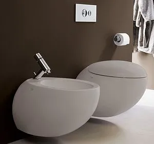 Унитаз подвесной безободковый Laufen Alessi One Rimless c покрытием LCC белый 8.2097.1.400.000.1 Унитаз подвесной безободковый Laufen Alessi One Rimless c покрытием LCC белый 8.2097.1.400.000.1, 5