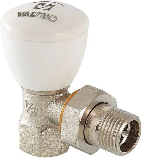 Вентиль регулирующий угловой ½&quot; в/н Valtec VT.007.N.04