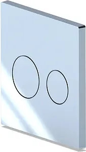 Клавиша смыва для унитаза Ани Пласт WP2410 хром глянцевый Клавиша смыва для унитаза Ани Пласт WP2410 хром глянцевый, 1