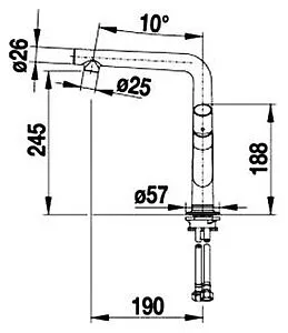 Смеситель для кухни Blanco Yovis хром 518290, 2