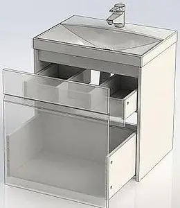 Тумба-умывальник Aquanet Палермо 60 белый 00203934+00188554 Тумба-умывальник Aquanet Палермо 60 белый 00203934+00188554, 4
