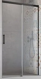 Дверь в нишу 1500мм прозрачное стекло Radaway Idea Black DWJ 150 R 387019-54-01R, 1