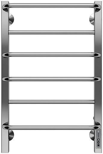 Полотенцесушитель электрический лесенка Terminus Евромикс квадро П6 400х650 электро quick touch полированная сталь 4670078531223