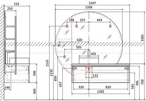 Тумба-умывальник подвесная Jorno Solis new 120 белый SolN.01.120/P/W/JR+ Тумба-умывальник подвесная Jorno Solis new 120 белый SolN.01.120/P/W/JR+, 2