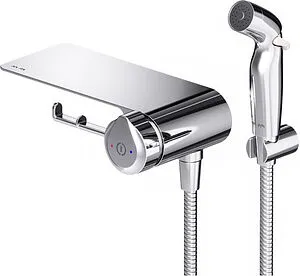 Гигиенический душ со смесителем и полкой Am.Pm X-Joy хром F0H85A800, 1