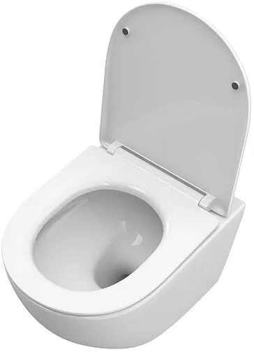 Унитаз подвесной безободковый BelBagno Uno Tornado белый BB5177CH-TOR/SC