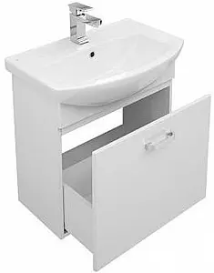 Тумба-умывальник Aquanet Ирис 65 белый 00198382+00182642, 4