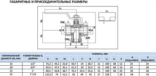 Кран шаровый с фильтром 1&quot;в x 1&quot;в Stout 0001 SVF 0001 000025