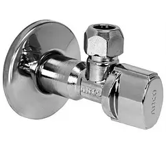 Кран шаровый угловой ½"н x ⅜"н x 10ц хром Arco A-80 NOV742 Кран шаровый угловой ½"н x ⅜"н x 10ц хром Arco A-80 NOV742