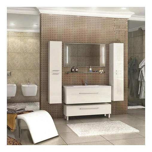 Тумба под умывальник подвесная Aquaton Мадрид 120 M белый 1A168701MA010