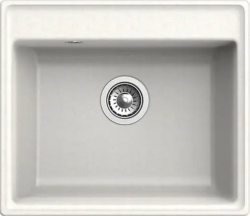 Мойка кухонная GranFest Vertex V-580 белый
