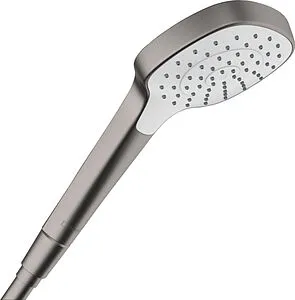 Лейка ручного душа Hansgrohe Croma E 110 1jet EcoSmart шлифованный чёрный хром 26815340 Лейка ручного душа Hansgrohe Croma E 110 1jet EcoSmart шлифованный чёрный хром 26815340, 1