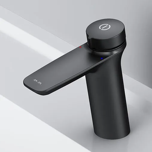 Смеситель для раковины Am.Pm Inspire 2.0 чёрный матовый F50A02522