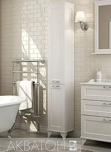 Шкаф-пенал напольный Aquaton Леон Н 30 дуб белый 1A187903LBPS0, 3