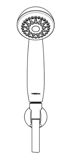 Смеситель для душа Vidima Art хром BA327AA