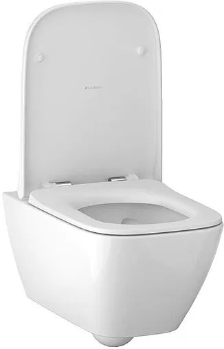 Унитаз подвесной безободковый Geberit Smyle Square Rimfree белый 500.683.00.2 Унитаз подвесной безободковый Geberit Smyle Square Rimfree белый 500.683.00.2